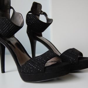 Closet Clearout! Black Sparkly Platform Heels